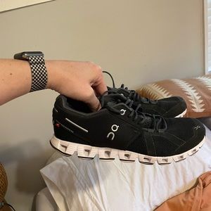 On Cloud Black & White Sneakers